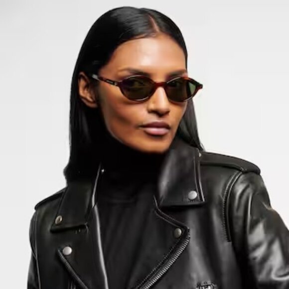 BRAND NEW Saint Laurent SL751 JEANNE 003 Dark Havana Grey Oval Unisex Sunglasses - Picture 13 of 13